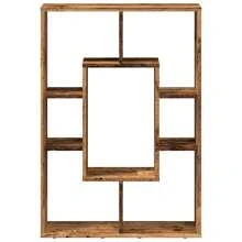 vidaXL Bibliothèque vieux bois 63x20x90 cm bois d'ingénierie - Tabac - Voir 5