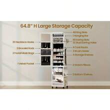 Bedroom Armoires - White and Black - View 11