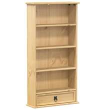 vidaXL Armario con CD  52x17,5x103 cm madera de pin macizo - Marrón - Ver 2