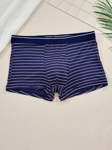 4pcs/Pack Random Men's Underwear, Men's Loose Fit Boxer Briefs, Soft & Comfortable - Multicolor - View 3