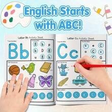说、描、学ABC：一本寓教于乐的字母书，帮助孩子建立字母识别和书写自信 - 字母練習 - 查看 3