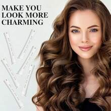 QY- Professional 48 Pcs Cold Wave Perm Rods Curlers Women's LongandShort Plastic Styling Hair Rollers Kit With 350 Perm Papers 6 Duckbill Clips 2 Pintail Combs Salon Home Hairdressing Tools Curling Waving -3788 - 如圖 - 查看 7