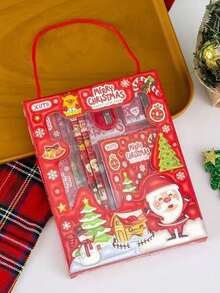 6件套文具套装，3D立体铅笔套装，返校礼物，生日、情人节、圣诞节、感恩节、万圣节完美礼物套装 - 彩色 - 查看 6