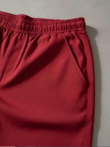 Pijama Cirúrgico GABARDINE Uniforme Privativo Scrub Plus Size - bordô - Visão 4