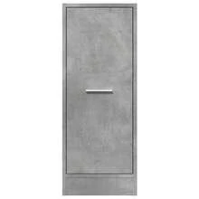 vidaXL Armário boticário cinza beton 30x41x77,5cm bois d'ingénierie - Cinza - Ver 5