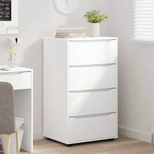 vidaXL Armarios de almacenamiento 2 unidades blanco 60 x 48 x 105 cm - Blanco - Ver 5