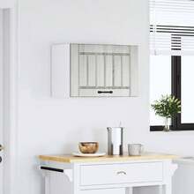 vidaXL Armario mural de cocina Lucca sonoma gris madera ingeniería - Gris - Ver 3