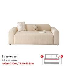 1pc Modern Minimalist Large Leaf Pattern Jacquard Sofa Cover, Full Coverage Pet-Friendly Seat Cushion Slipcover, Fits 1-5 Seat Sofa, Machine Washable, Suitable For All Seasons - Multicolor - View 27