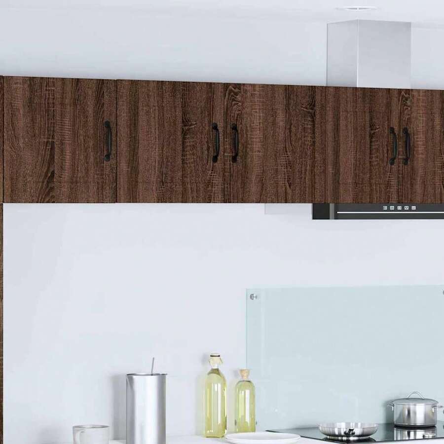 vidaXL Armário de cozinha Chêne brun 80 x 31 x 40 cm Bois d'ingénierie - Castanho - Ver 1