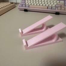 Slanted Desktop Computer Keyboard Riser Stand, Typing Friendly Elevated Keyboard Tray - Multicolor - View 4