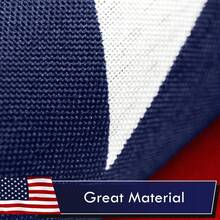 American Flag 3x5 Ft Outdoor Heavy Duty Embroidered Stars Sewn Stripes USA Banner For House Porch Garden Decoration - 1 - 查看 5