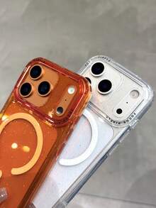 Luxury Glitter Transparent Clear Magnetic Phone Case Phone Case Compatible With IPhone 17 Pro Max 17 Pro 17 16 Pro Max 16 Pro 16 15 Pro Max 15 Pro 15 14 Pro Max 14 Pro 14 13 Pro Max 13 Pro 13 Magnetic Wireless Charging Shockproof Bumper Back Cover - Clear - View 5