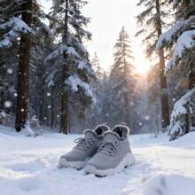 Breathable Mesh Sneakers] Lightweight Breathable Mesh Sneakers - Non-Slip EVA Sole, Comfortable Ankle Support, Lace-Up Low-Top Running & Tennis Shoes For Men And Women, Retro Style, All-Season Wear, Fitness Wear - 灰色 - 查看 3