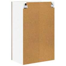 vidaXL Armadio sospeso Chêne fumé et Blanc 50 x 31 x 80 cm - Castano - Visualizzare 8