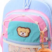 Cute Bear Kindergarten Backpack For Boys And Girls - Multicolor - View 10