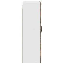 vidaXL Armoire de cuisine avec étagère Chêne fumé 80 x 31 x 100 cm - Tabac - Voir 7