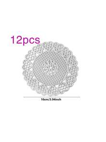 6/12个心形杯垫，适合婚礼餐桌装饰、派对杯垫、日常约会之夜杯垫，也是情人节、感恩节、复活节、母亲节的理想之选。 - 彩色 - 查看 12