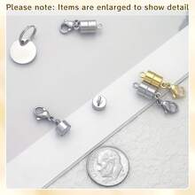 KMEOSCH Magnetic Jewelry Clasps, Connectors With Lobster Clasp, Magnetic Necklace Clasps And Closure Devices, Easy To Use, Suitable For Jewelry Closure - Magnetic Buckle Set - View 5