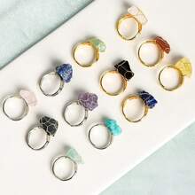 Amethyst Gemstone Heart-Shaped Bracelet, Spiritual Healing & Balancing Amulet - Multicolor - View 2