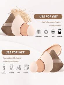 MAANGE Eid Al-Fitr 13pcs/25pcs Professional Facial Makeup Tools Set,Including Soft Makeup Brush Set Powder Puffs,For Travel Makeup Brush Set,Can Be Used For Blush Brush Foundation Brush Loose Powder Brush Eyeshadow Brush Highlighting Brush Contouring Brush Halo Brush Concealer Brush Eyeshadow Brush Eyeliner Brush - Gold - View 8