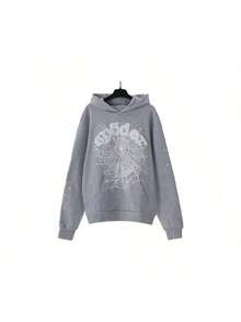 WeStyle Hub Valentine's Day Winter BestsellersNEW Hip Hop Spider Hoodies Set Y2k Hoodie ,Tracksuit Pullover Sweatshirt And Trousers For Men Or Women Matching Hoodies For Couples Casual Unisexsupplevalentine's Day>Outfit - Grey - View 2