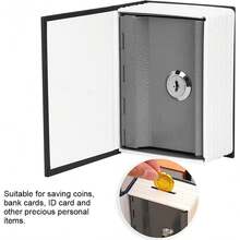 4.53 X 3.15 X 1.77 Inch / 11.5 X 8 X 4.5 Cm Book Safe, Hidden Safe, Money Box, Book, Coin Container, Cash Box, Home Use - Mini Size 4.53 * 3.15 * 1.77IN / 11.5 X 8 X 4.5CM - View 2