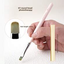 日式美甲笔套装 短款美甲笔 勾线笔 扫笔 凝胶美甲笔 美甲工具笔 - 彩色 - 查看 12