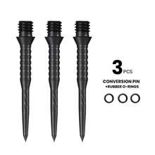 HUANQU 3 Stück/Set 2BA Titanlegierung Dartspitzen, 4 Farben erhältlich (Schwarz, Silber, Gold, Bunt), & Design, kompatibel mit allen Dartmarken, geeignet für Anfänger und Experten, präziser Flug, für alle Könnerstufen geeignet, Dart Zubehör, Dart Spitzen Austausch Werkzeug, perfekte Geschenkwahl zu Weihnachten, Ostern, Valentinstag - Verschiedenfarbig - Übersicht 3