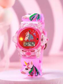 Stylish And Exquisite Cartoon Unicorn LED Light-Up Electronic Device, Suitable For Birthdays, Gifts,  1 Piece/Set - Multicolor - View 10