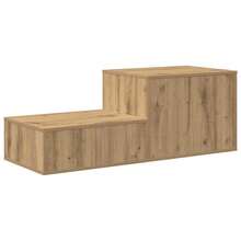 vidaXL Armadio da tavolo 2 pz. Chêne artigianale 118 x 41 x 40 cm - Castano - Visualizzare 9