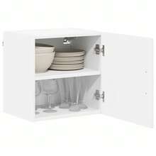 vidaXL Armadio da cucina 2 pz Blanc brillante 40 x 31 x 40 cm - Bianco - Visualizzare 3