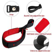 Hands-Free Dog Walking Wristband For Secure Control | Retractable Leash With Adjustable Anti-Slip Strap & Locking Clip | Soft Lining For Short-Range Walks, Free Your Hands - Multicolor - View 4