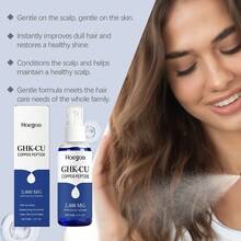 Hoegoa GHK - CU 铜肽头发和头皮精华液，2400mg，60ml，温和保湿精华，使头发柔软亮泽，头皮舒适。 - 彩色 - 查看 8
