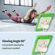 1个适用于三星Galaxy A8的360度旋转硅胶保护套 - 果綠(有肩帶) - 查看 4