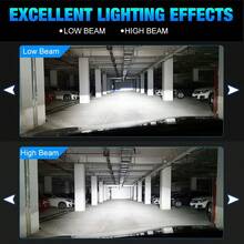 S&D H1 H3 LED Headlight Bulbs High Low Beam 20000LM 6500K White Car Fog Lamps Auto Driving Lights Waterproof 12V - White - View 7