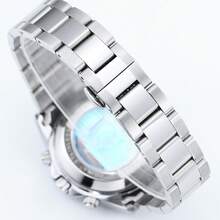 Rhinestone Constellation Watch, Fashionable Starry Dial Multifunctional Quartz Watch, Luxury Steel Band Unisex Wristwatch - one-size - View 6