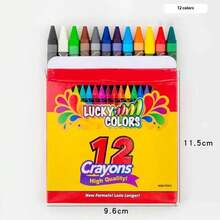 4/12/18/24Colors Art Drawing Set Multicolor Crayons Kid Graffiti Brush Student Oil Painting Stick Suit School Art Supplies - A8 - 查看 6