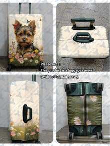 1pc Luggage Cover Suitcase Protective Sleeve, Multiple Sizes Available. Made Of Polyester Fiber, Scratch-Resistant & Wear-Resistant, Unisex. Ideal For Business Trips And Summer Vacations. Easy To Hand Wash And Detachable, A Must-Have Travel Accesso - Multicolor - View 11