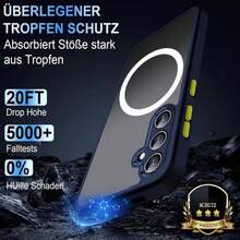 Hadaasi 1个浅绿色Magsafe兼容磁吸保护壳，兼容三星S25 Ultra、S24、S23 Ultra、A06、A16、A56、A17、A07、S25 Edge，支持无线充电，防震；兼容苹果16、15、14、13、12、11 Pro Max、Pro Plus、7、8、SE、7P、8P、X、16e、17、17 Pro、17 Pro Max、17 Air - 淺綠 - 查看 7