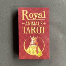 78张皇家动物塔罗牌，英文版，休闲聚会桌面游戏卡牌及节日礼物