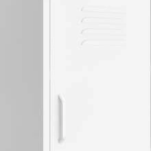 vidaXL Armadio da tavolo Bianco 42,5x35x101,5 cm Acciaio - Bianco - Visualizzare 7