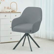 1pc High Back T-Shaped Cushion Chair Cover - Stretchy Polyester Fabric, Machine Washable, Suitable For Office, Hotel And Dining Chairs, Modern Style, Fashionable Chair Slipcover | Modern Chair Cover | Stretchy Fabric - Multicolor - View 16