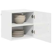 vidaXL Armoire de cuisine Kalmar 2 pcs Blanc 40 x 31 x 40 cm - Blanc - Voir 3