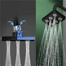1pc 360 Degree Mini Surround High Pressure Shower Head, Large Rain Shower Sprayer, Bathroom Accessory