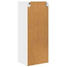 vidaXL Meuble mural de cuisine avec étagère Blanc 40 x 31 x 100 cm - Blanc - Voir 8