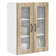 vidaXL Armadio da cucina con étagère Chêne Sonoma 60 x 31 x 80 cm - Castano - Visualizzare 3