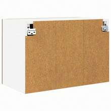 vidaXL Armoire suspendue 2 pcs Chêne Artisan et Blanc 60 x 31 x 40 cm - Tabac - Voir 9