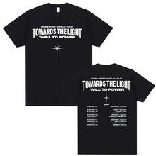 2025 Ateez World Tour Towards The Light Will To Power Camiseta Hombre Mujer Moda Coreana Hip Hop Camiseta de Manga Corta Oversize - Negro - Ver 10