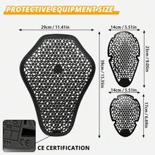 Motorcycle Back Protector Offroad Riding Anti-Fall Anti-Collision Built-In Protective Jacket, Universal Motorcycle Shoulder Elbow Protective Gear, Unisex Riding Essential Riding Gift - TP1 Protective Gear - View 3