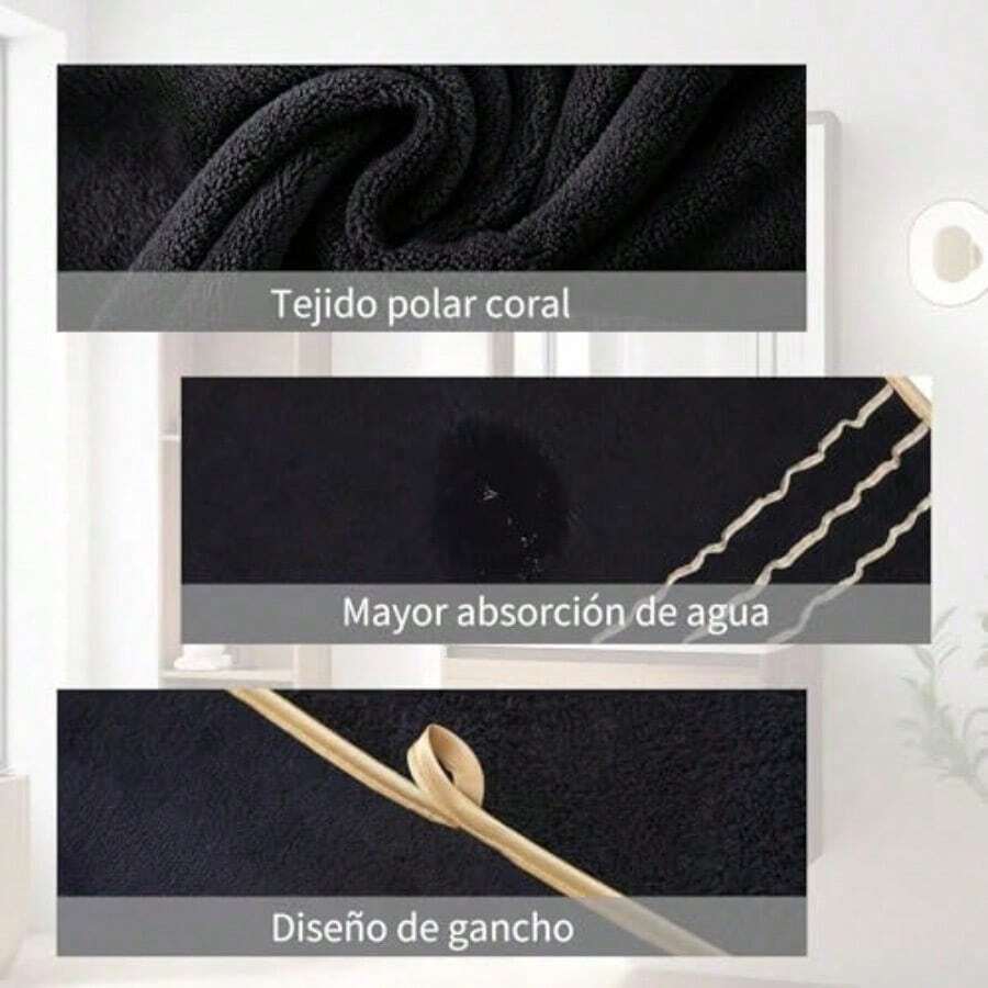 Juego toallas baño grande altamente absorbentes toalla microfibra baño suave grandes cuerpo hotel playa deportes blanco - Negross668 - Ver 1